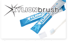 Instant toothbrush with gel paste of Xylitol combination